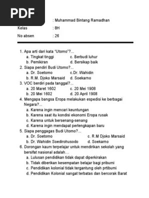 Soal PKN | PDF
