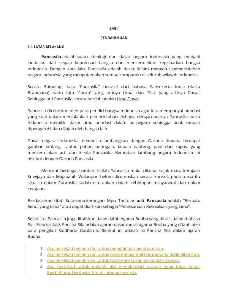 Pancasila Baru | PDF