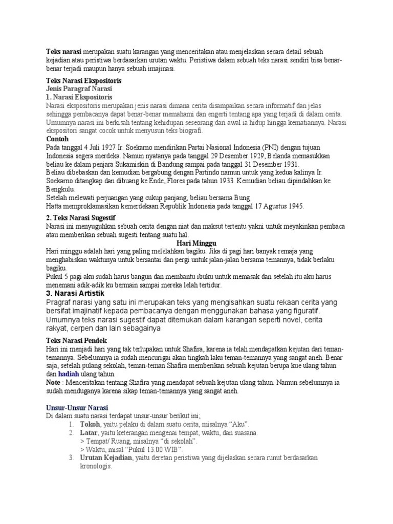 Teks Narasi | PDF