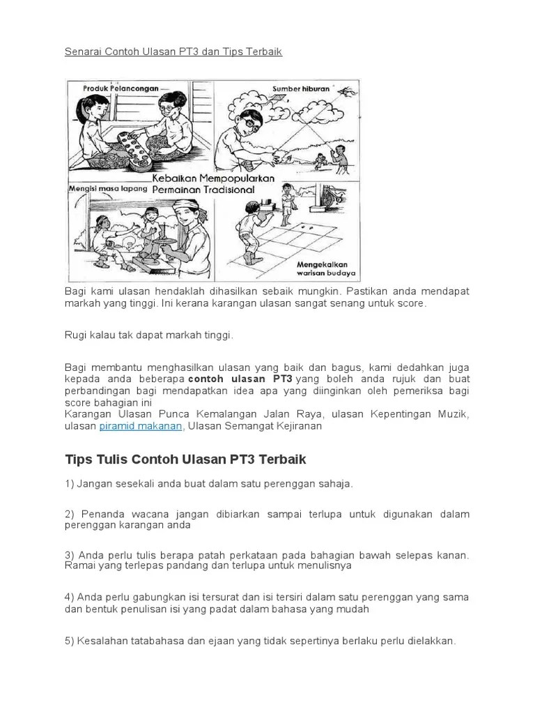 Kempen derma darah sering diadakan bagi menggalakkan . Senarai Contoh Ulasan Pt3 Dan Tips Terbaik Pdf