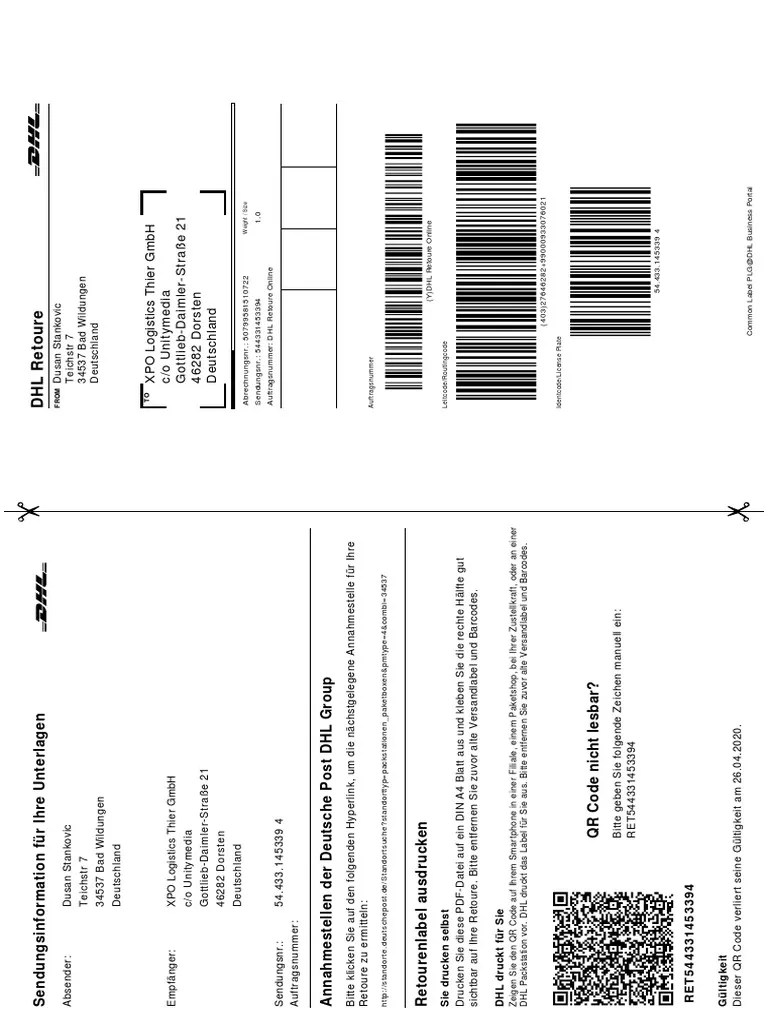 Amazon retourenschein in wenigen schritten drucken. Download Pdf