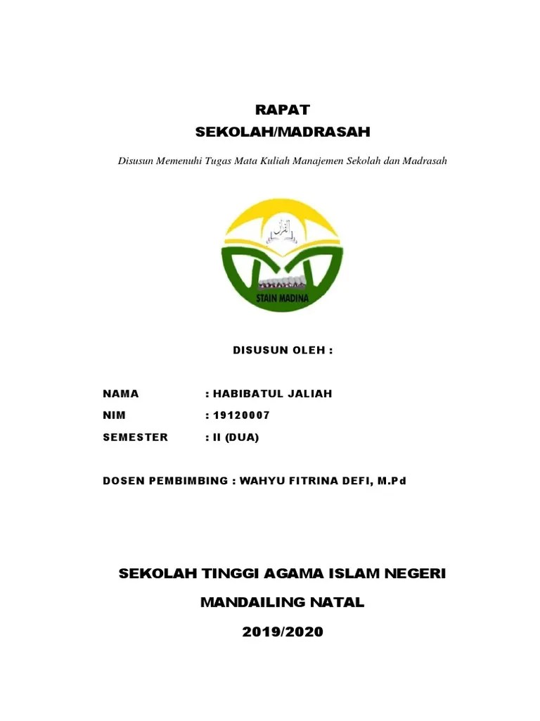 Makalah Rapat PDF | PDF