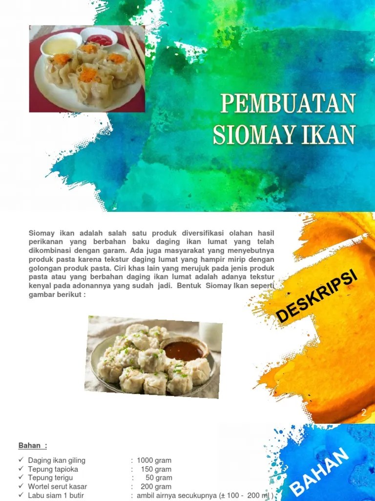 Siomay Ikan PDF | PDF