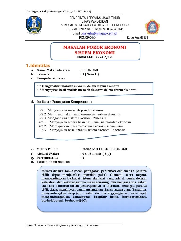 Jelaskan 3 Masalah Pokok Ekonomi – Belajar