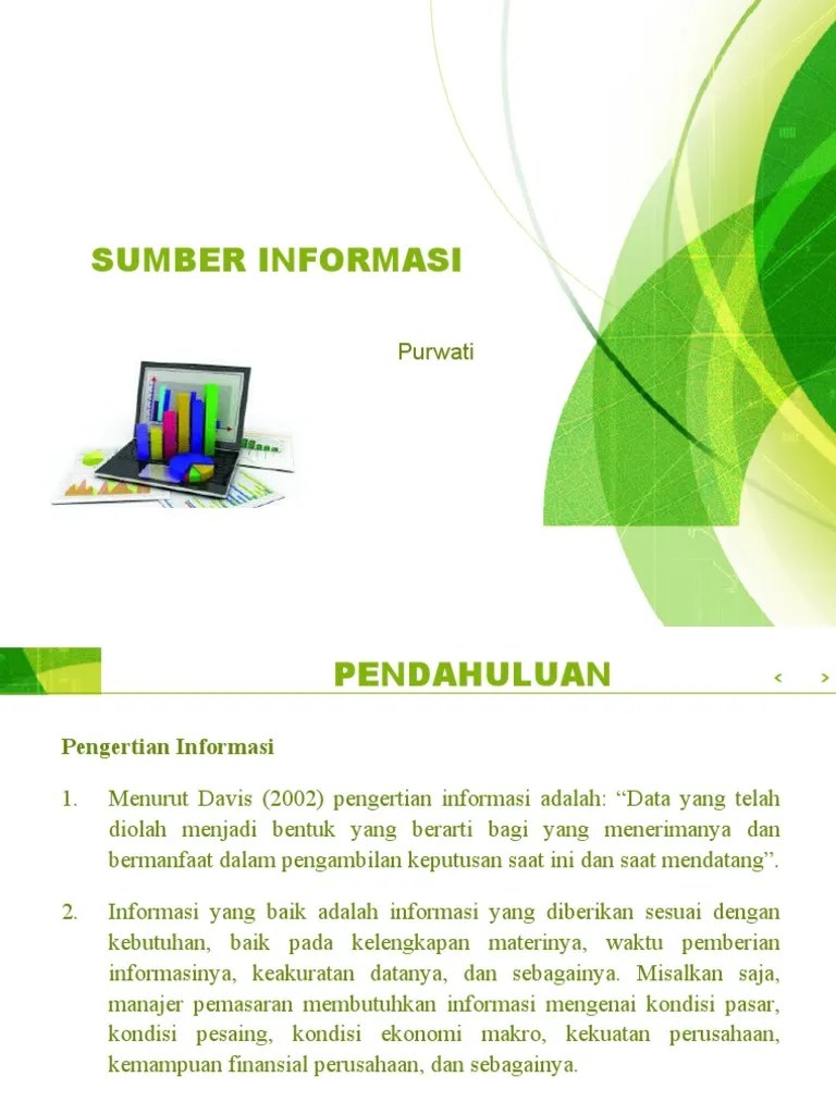 K1 Sumber Informasi | PDF
