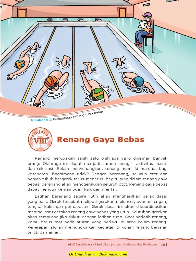 Sebutkan Empat Gerakan Dasar Dalam Renang Gaya Bebas