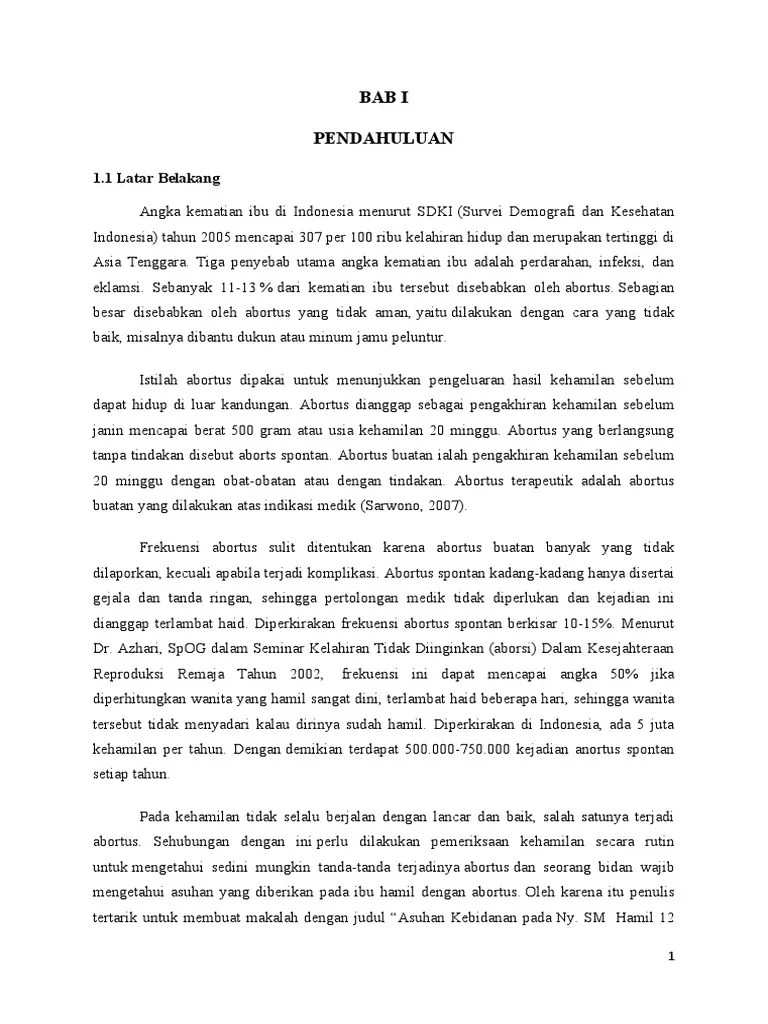 Abortus Inkomplit Kak in | PDF