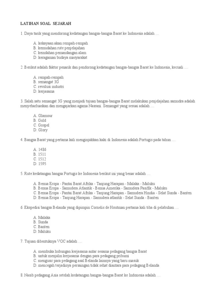 Latihan Soal UH | PDF
