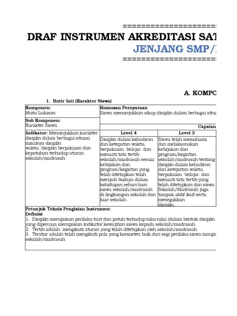 Contoh sistematika dokumen tertulis rkjm dapat menggunakan tabel 2.8 sebagai berikut : Iasp Smp Pdf