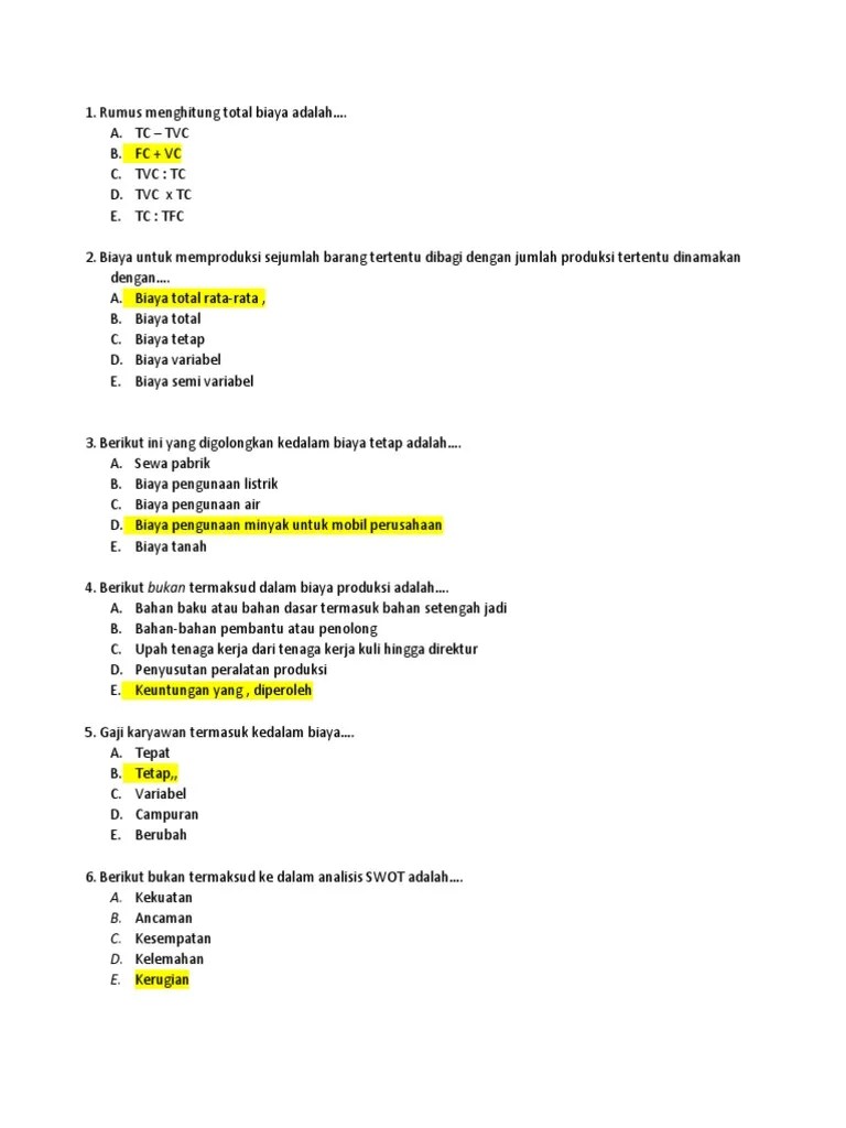 Biaya Variabel Total Adalah - Analisis Perilaku Biaya Ppt Download - Total biaya variabel untuk 100 meja belajar adalah rp.