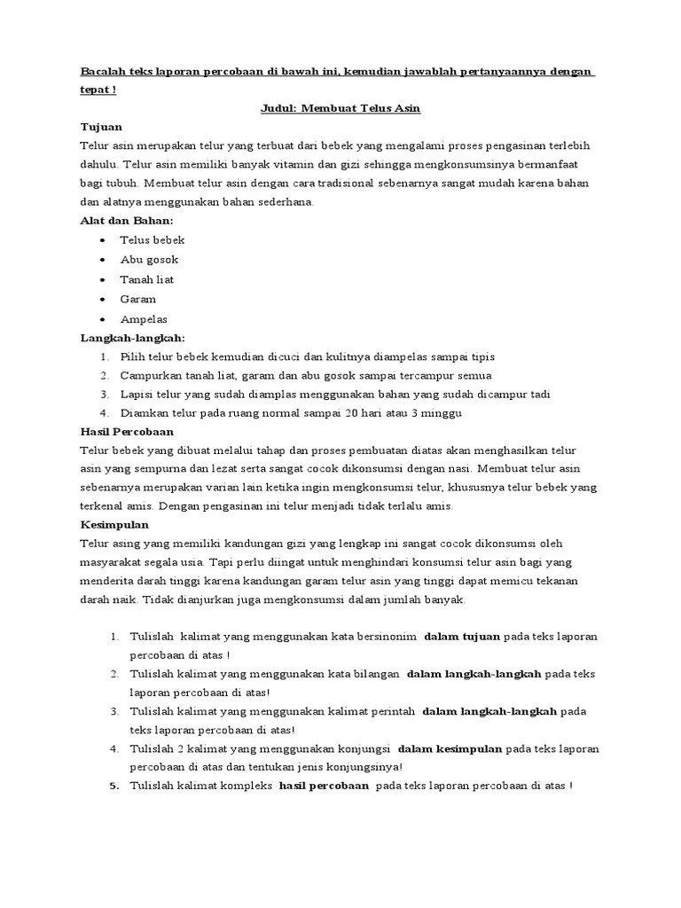 We did not find results for: Tugas Kaidah Kebahasaan Teks Laporan Pdf