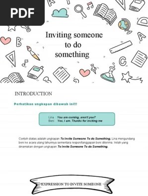 Inviting Someone | PDF