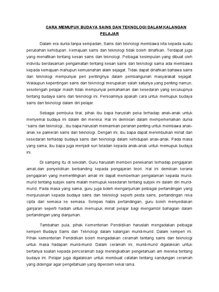 You can do the exercises online or download the worksheet as pdf. Cara Memupuk Budaya Sains Dan Teknolgi Dalam Kalangan Pelajar Pdf