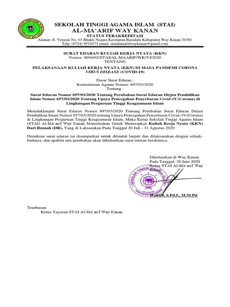 Ujian tertulis merupakan penilaian kemampuan peserta mengenai teori . Surat Edaran Covid 19 Fix Pdf