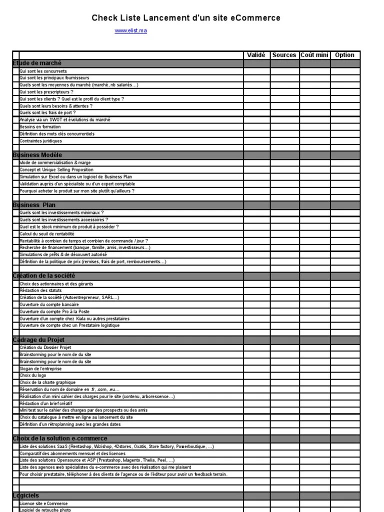 Check Liste Ecommerce | PDF | Commerce électronique | Banques