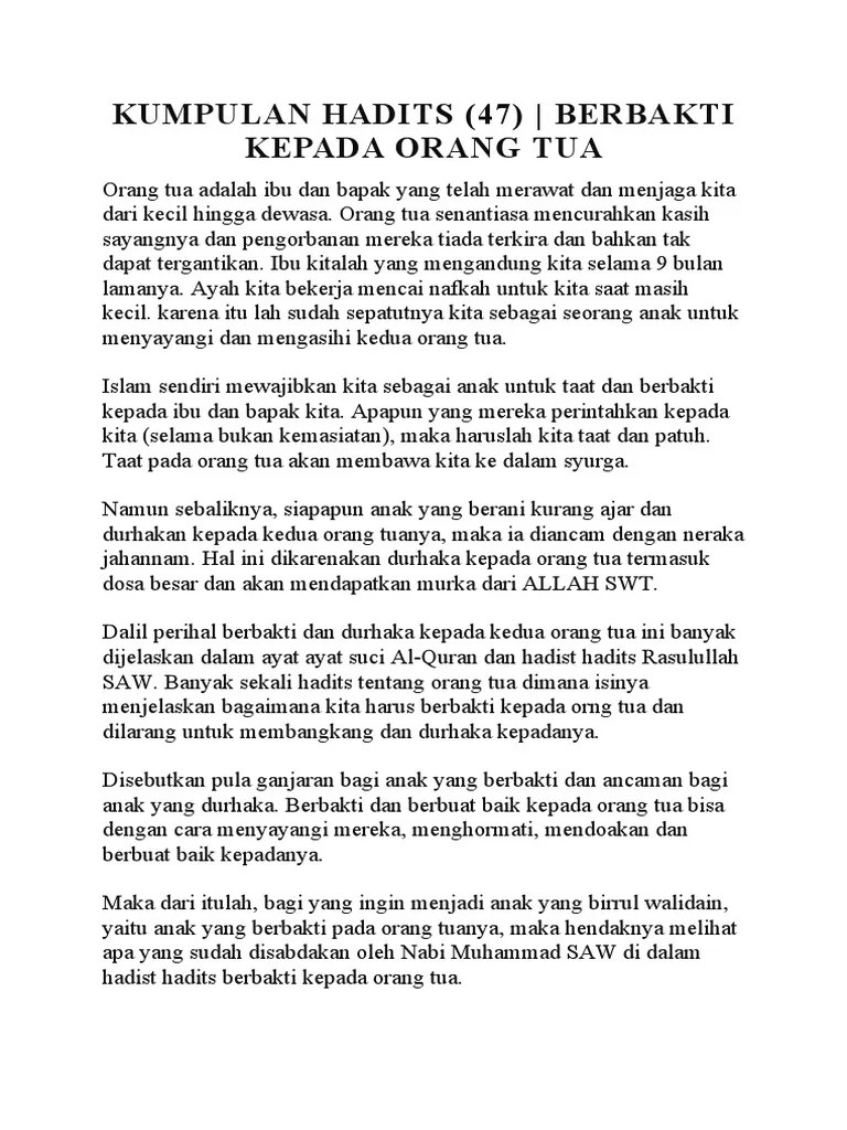 Kumpulan Hadits | PDF