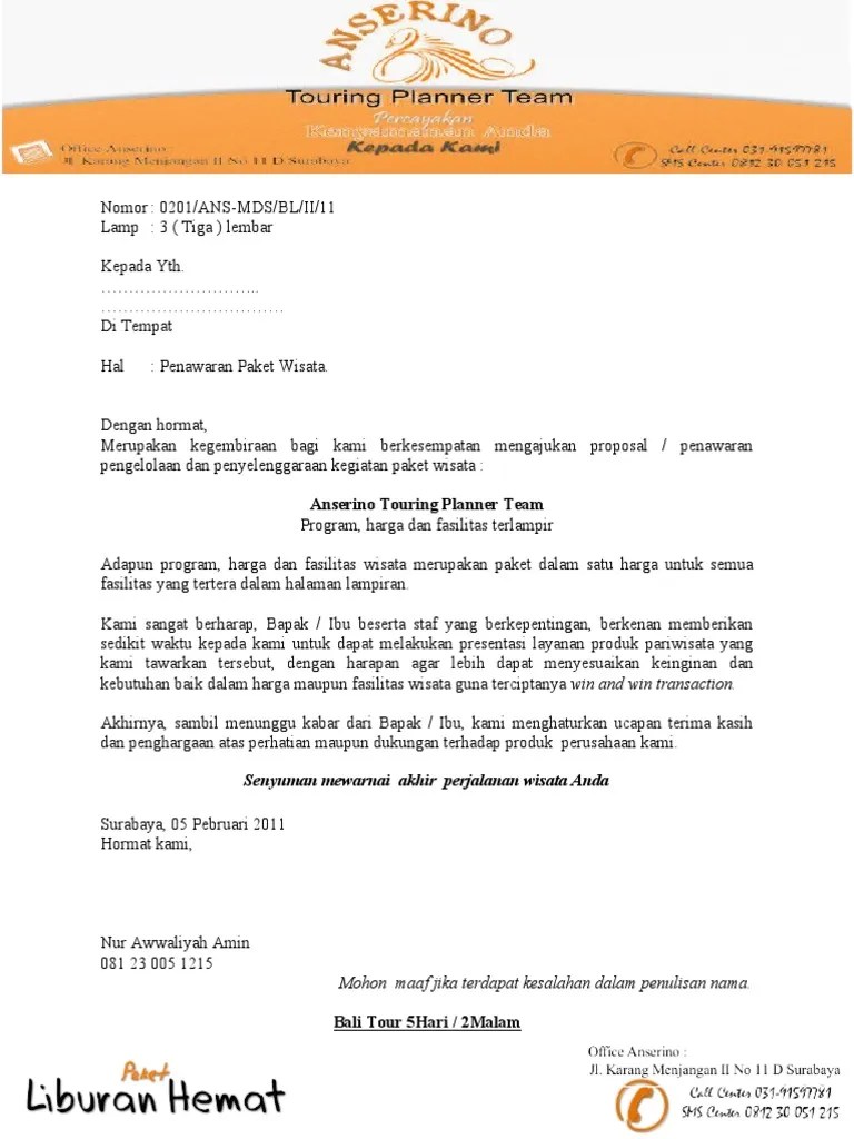 15 keuntungan dan kelebihan menggunakan travel agent, lebih hemat dan aman! Surat Penawaran Perjalanan Wisata