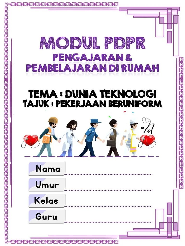 Polis, bomba, tentera, chef, jururawat, doktor, juruterbang, posmen, pramugari, hakim. Modul Pdpr Dunia Teknologi Pekerjaan Beruniform Oleh Cikgu Hidayah Pdf