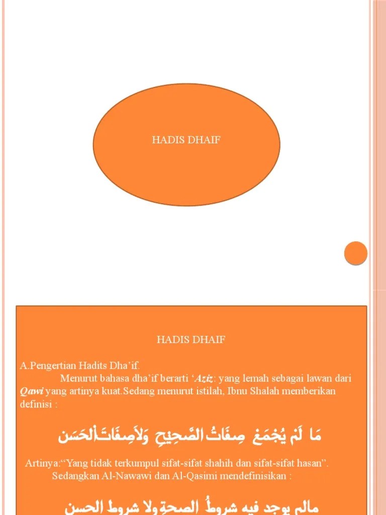 Hadis Dhaif | PDF