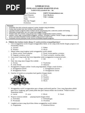Soal PAS Seni Budaya Kelas 8 | PDF