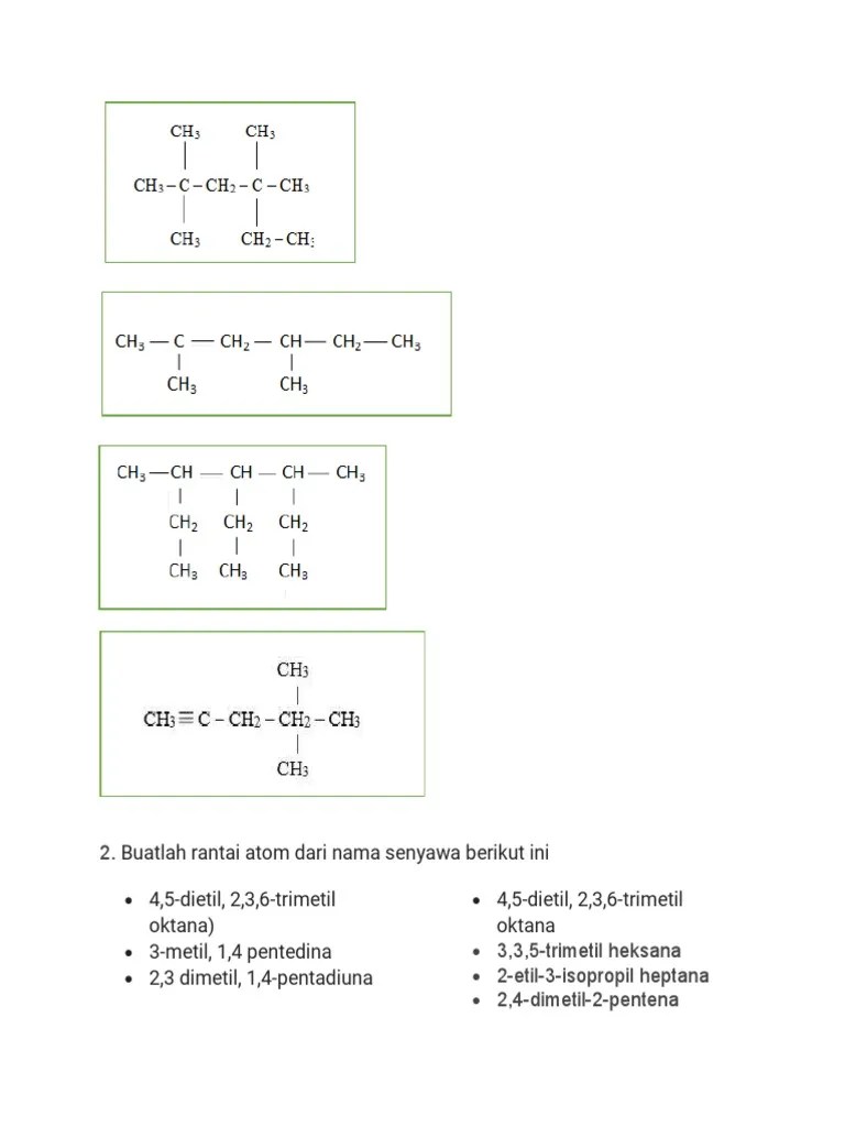 Latihan Kimia Kelas 11 | PDF