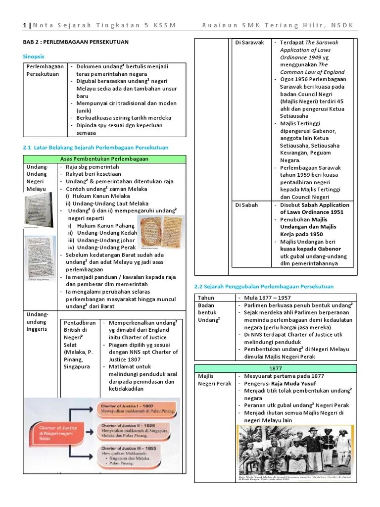 Nota Sejarah Tingkatan 4 Bab 2 Kebangkitan Nasionalisme / Nota Sejarah Tingkatan 3 4 Ringkas Geografi Kssm 2021 Pdf