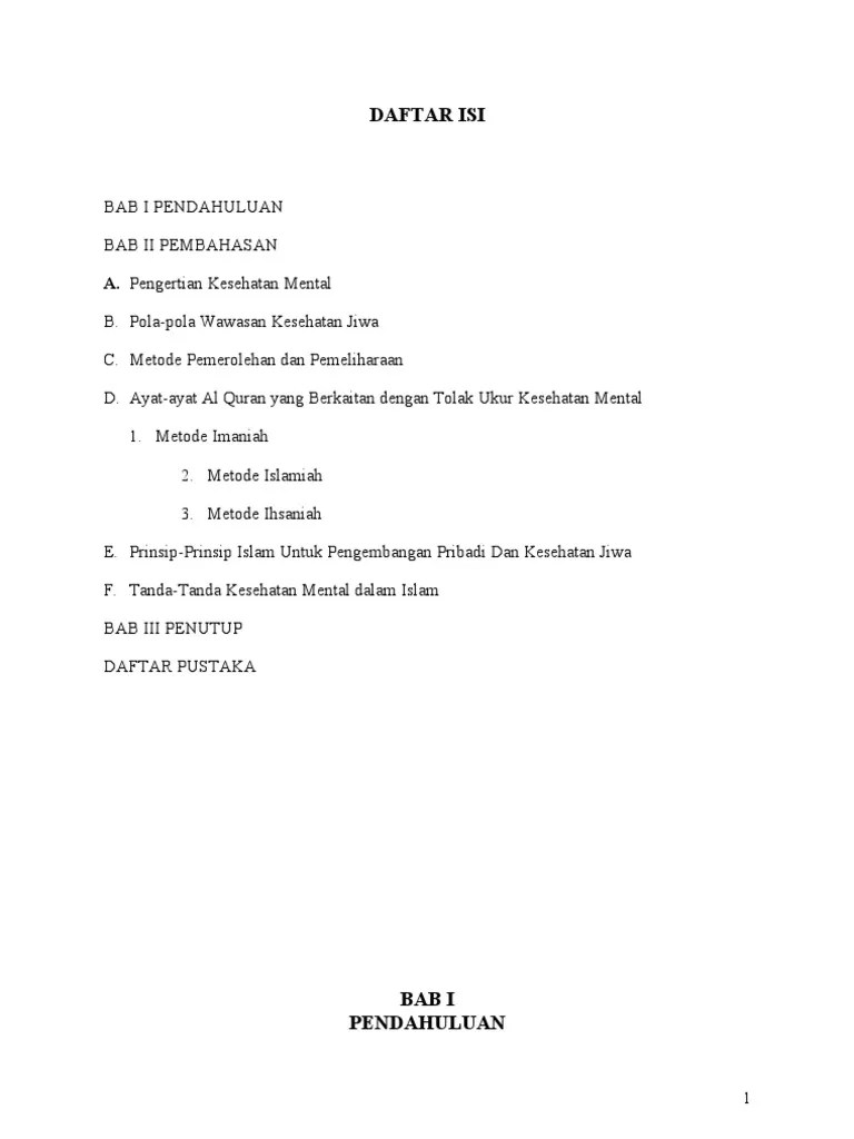 Makalah Psikologi Islam