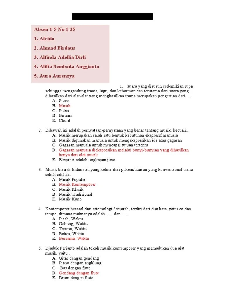Xii Mipa 1 180 Soal | PDF
