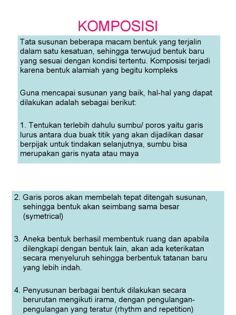 Komposisi Arsitektur | PDF