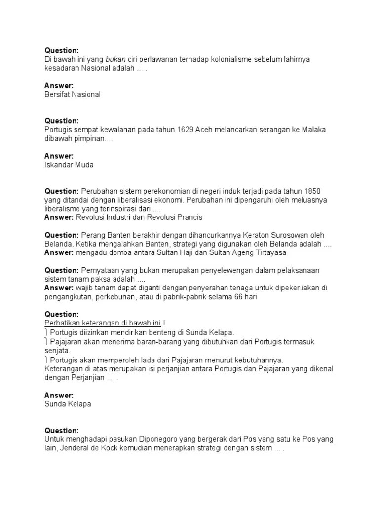 Sejarah Minat 2 | PDF