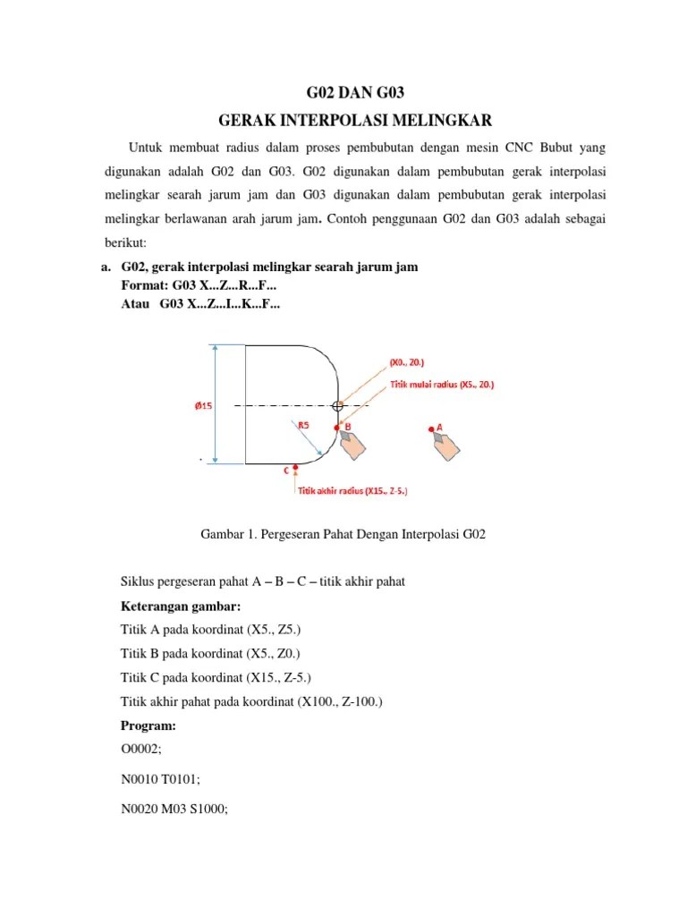 Gerak Interpolasi Melingkar | PDF
