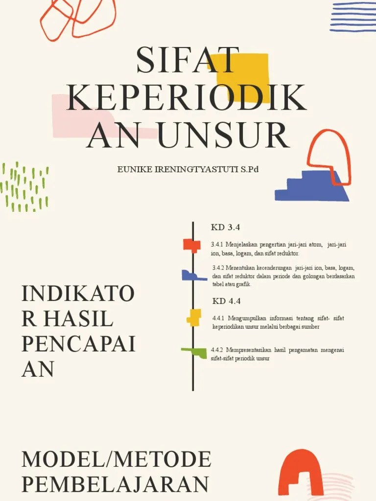 (1)menuliskan konfigurasi elektronnya, (2) menentukan jumlah kulit, jika sama (3) menentukan muatan inti, . Sifat Keperiodikan Unsur Pdf