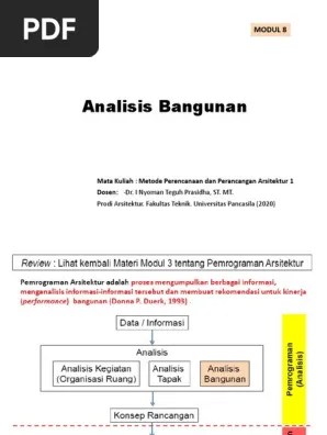 8 - MPPA1 - Analisis Bangunan | PDF
