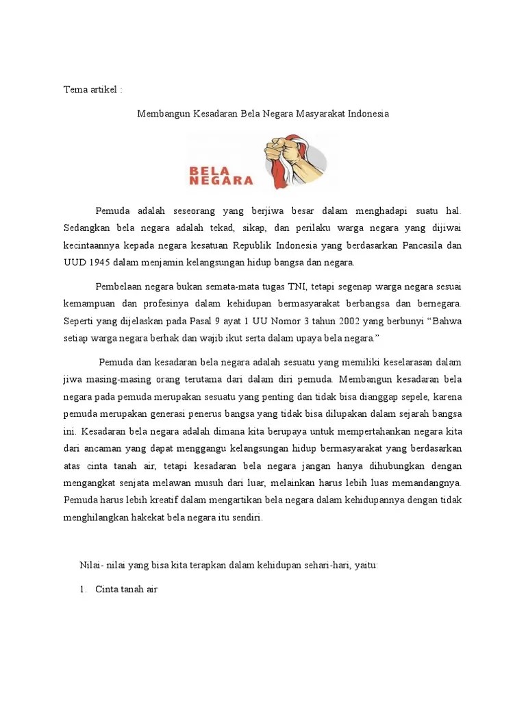 Artikel PKN Bela Negara | PDF