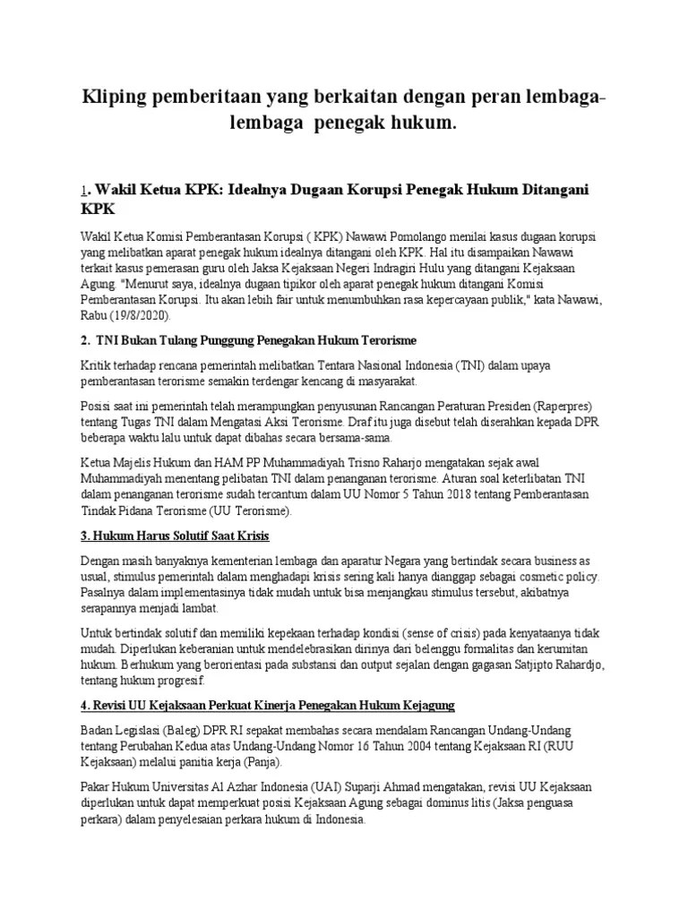 Contoh Kliping | PDF