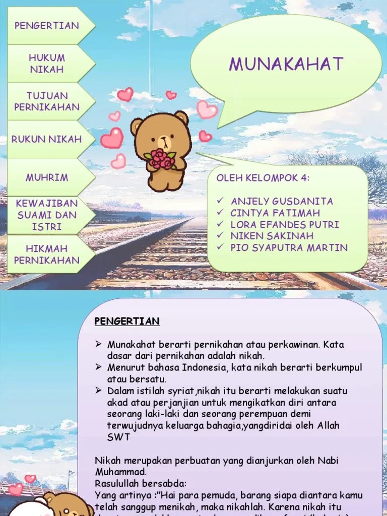 Munakahat Kelas XII SMA | PDF