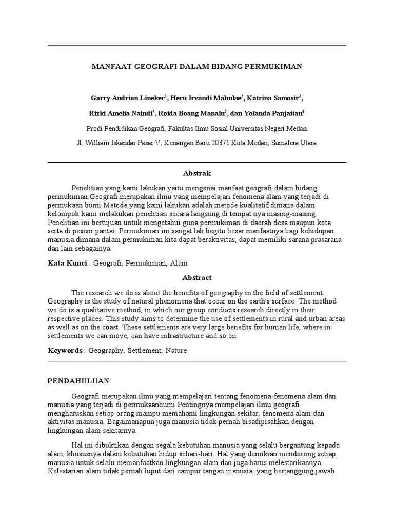 RI Pengantar Geografi | PDF