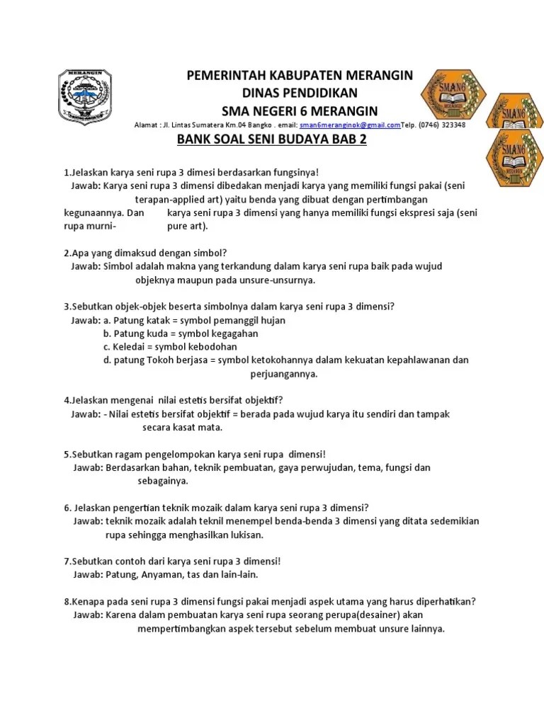 Seni Budaya Bab 2 | PDF