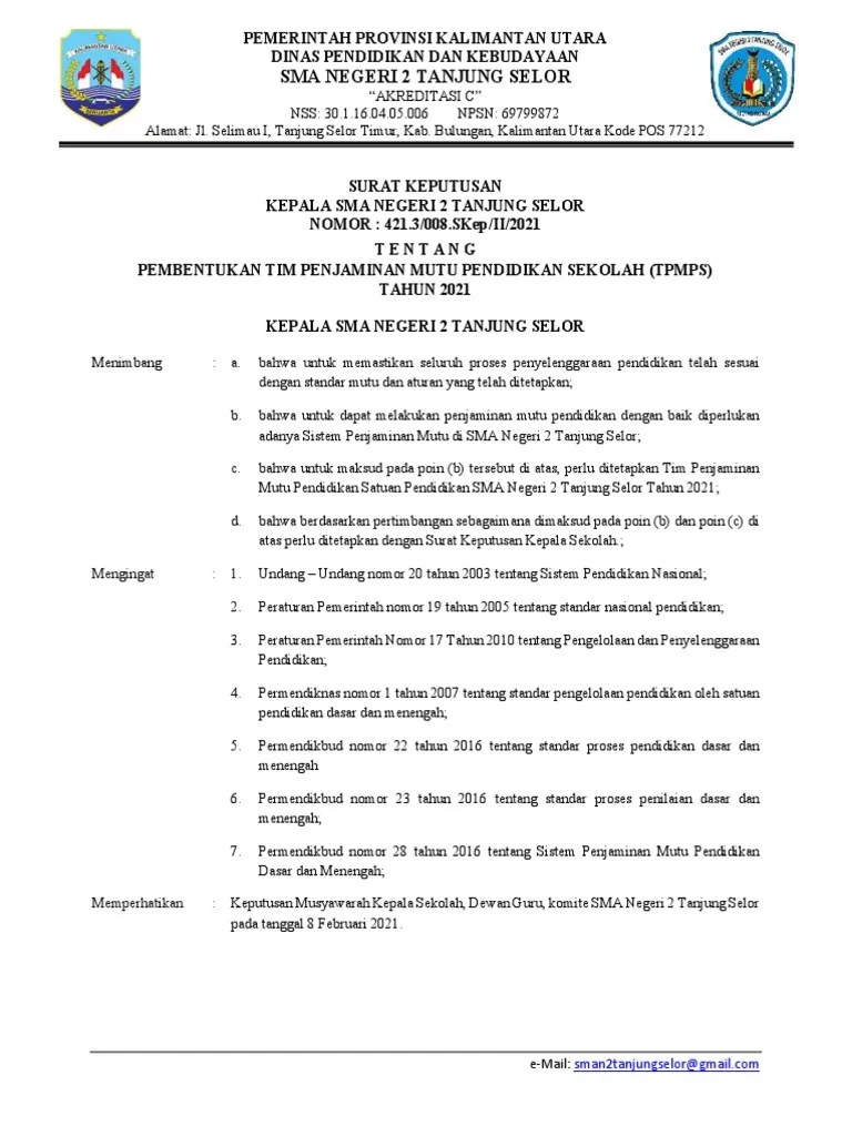 Uraian Tugas Tpmps Sma - Thomas Kowalski