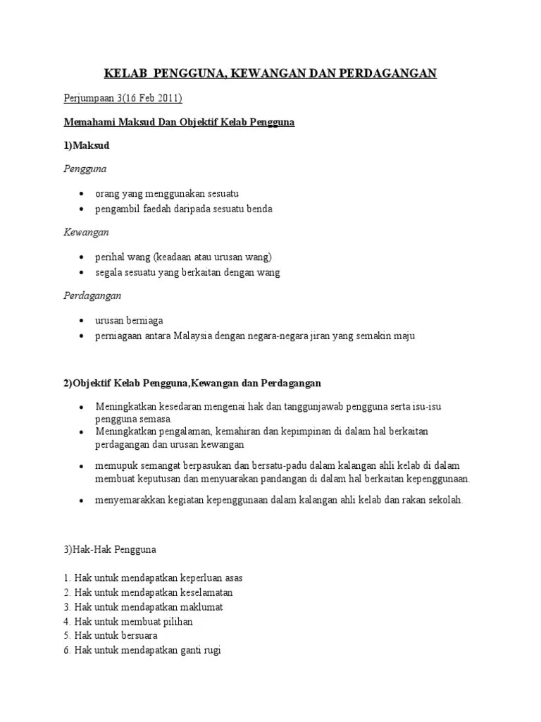 Jump to navigation jump to search. Kelab Pengguna Perjumpaan 1
