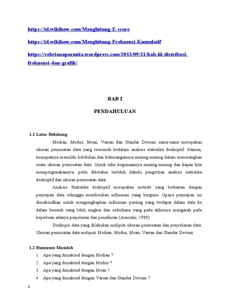 KL.2 (Mean, Median, Modus) | PDF