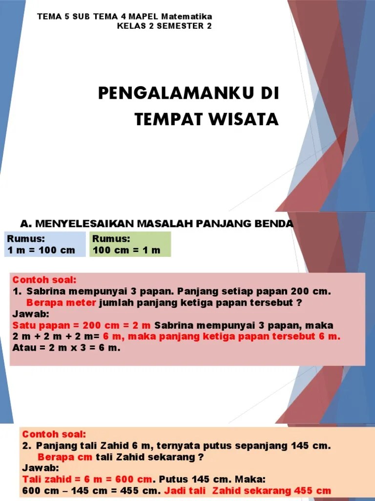 Meter Berapa Cm