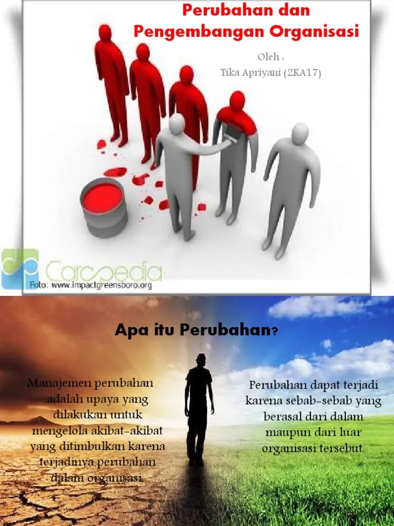 perubahan dan pengembangan organisasi | PDF