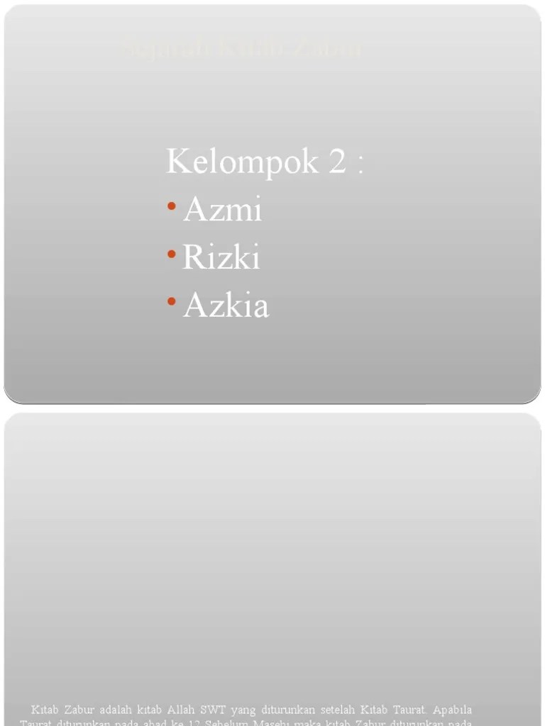 Kitab Taurat Diturunkan Pada Abad Ke