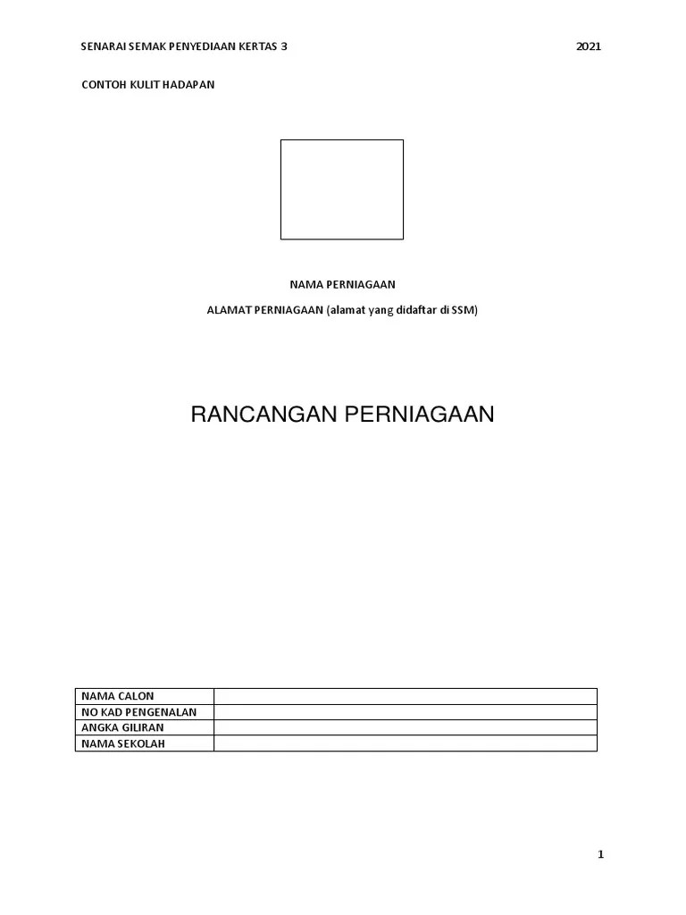 Gmbr makanan kowg nk jual. Rancangan Perniagaan Senarai Semak Penyediaan Kertas 3 2021 Pdf