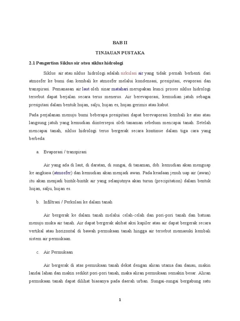 Mewarnai gambar pemandangan alam hitam putih 08. Siklus Air Pdf