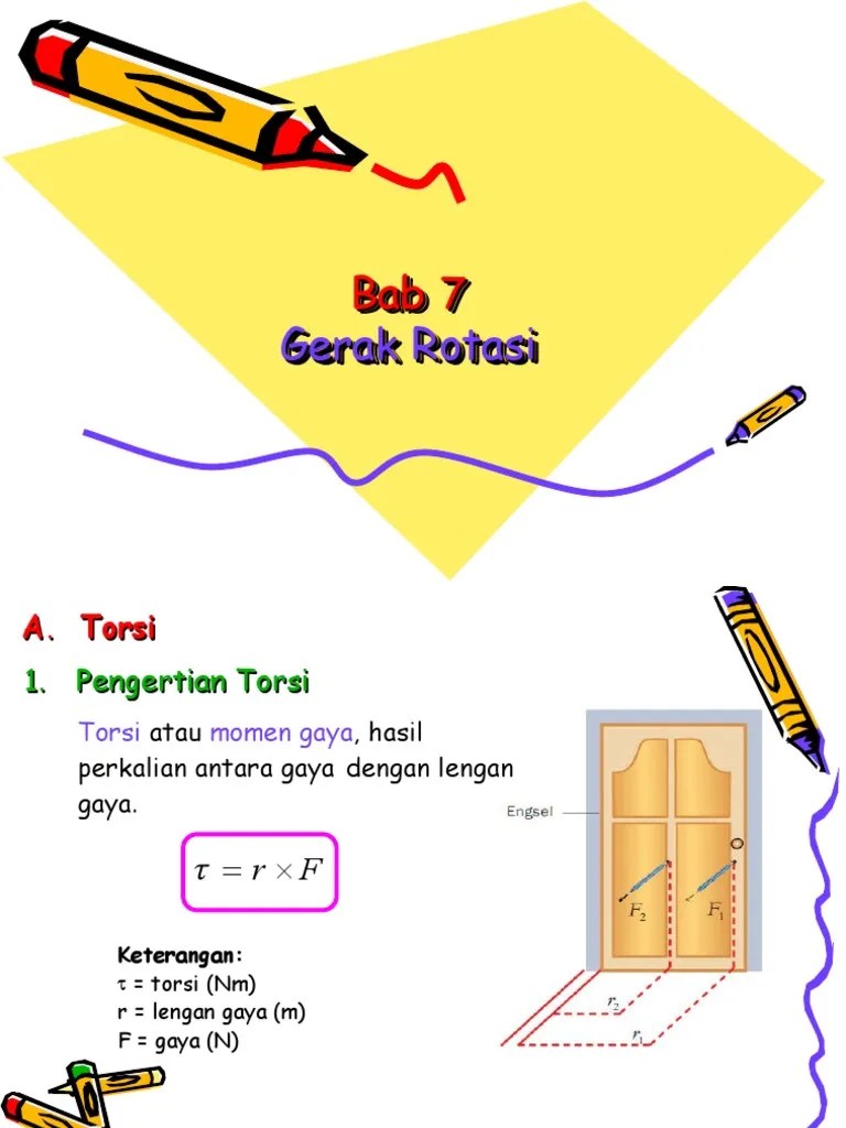 Bab 7 Gerak Rotasi | PDF