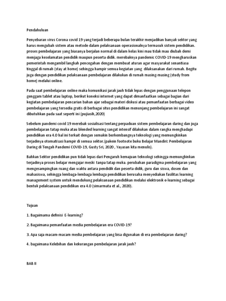 media pembelajaran saat pandemi | PDF