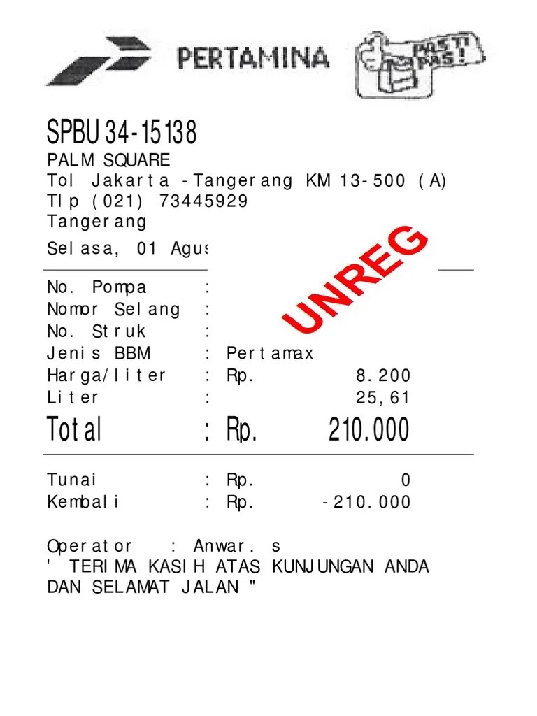 Sid software aplikasi spbu aplikasi cetak struk bbm professional edition full version/ v.2.15. 364594868 Contoh Struk Spbu Pdf