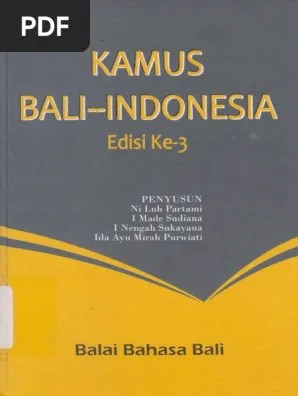Balai Bahasa Bali | PDF